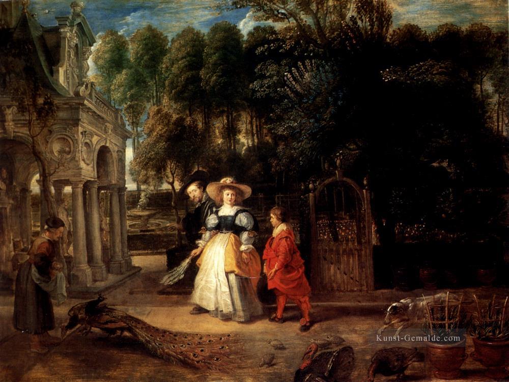 Rubens in seinem Garten mit Helena Fourment Barock Peter Paul Rubens Ölgemälde